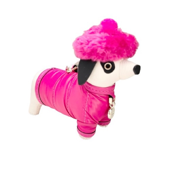 Kate Spade Claude Festive Dachshund Key Chain - Picture 3 of 8